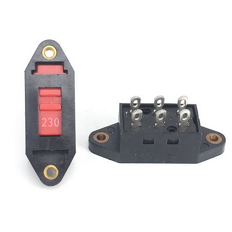 110V to 220V Toggle Switch 6pin SPDT DPDT 2 Position Vertical Voltage Selector Slide Switch