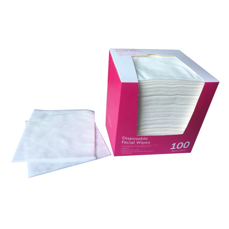 disposable facial wipes multi-purpose use maximum absorption folded disposable cleansing face towels
