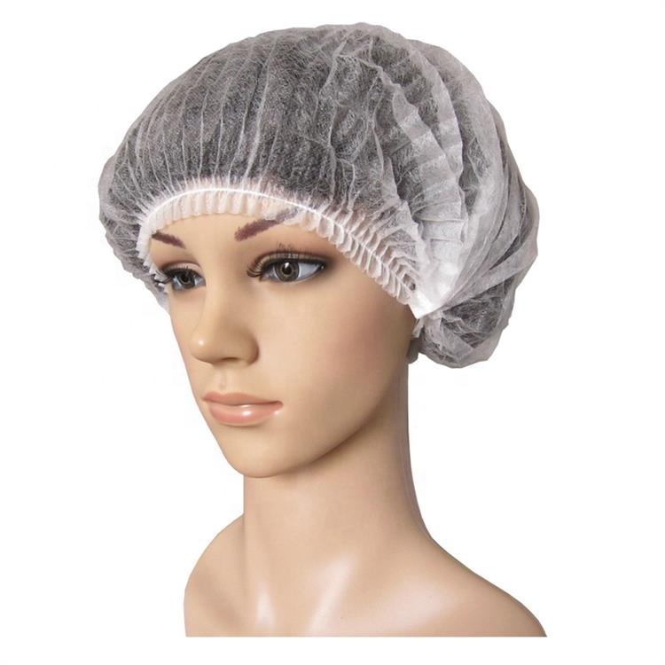 Wholesale Disposable Nonwoven Mob Covers Nurse Strip Clip Bouffant Capping for Nurse Medical Head Cap