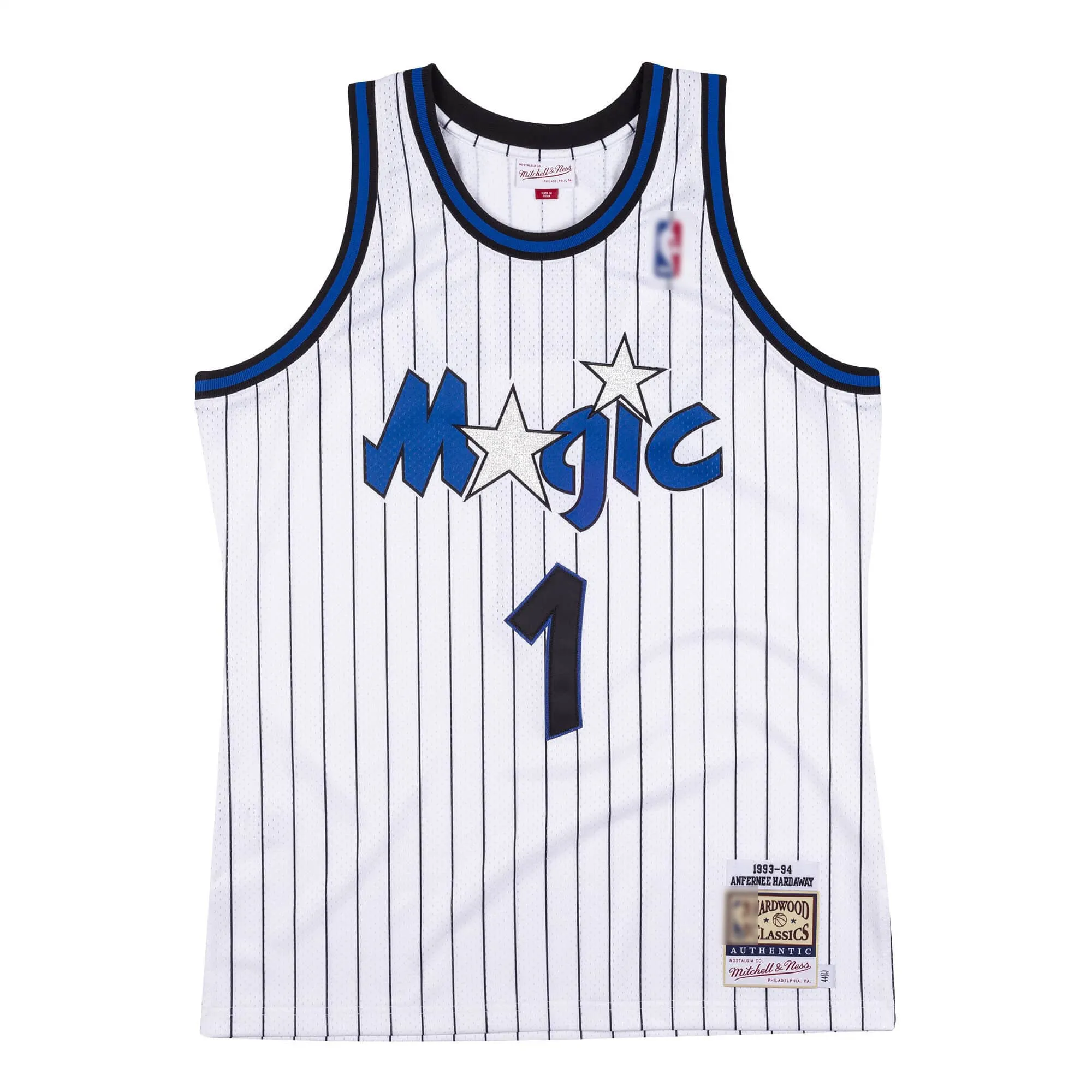 Authentic Jersey Orlando Magic 1993-94 Anfernee Hardaway mens basketball uniforms mitchell retro basketball jersey