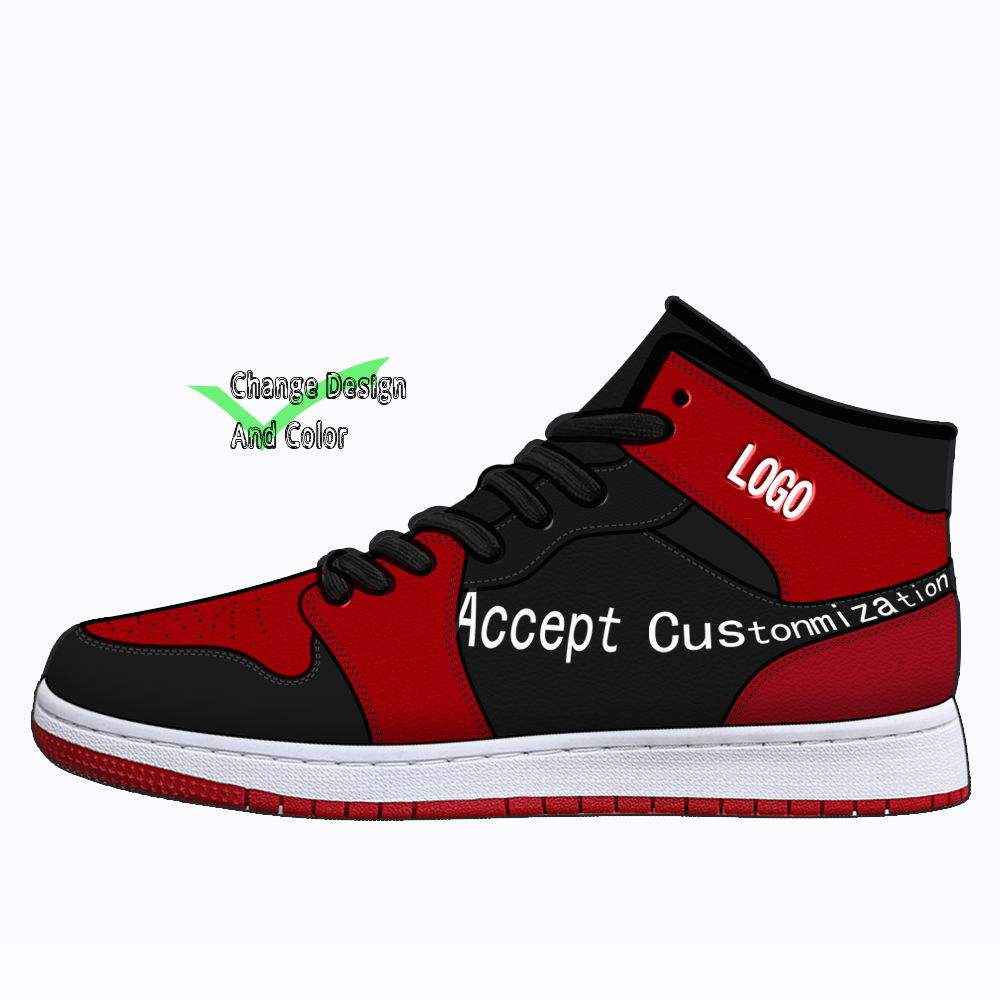 Sports Branded Shoes Sneaker Men Custom AJ 1 Breathable Basketball Shoes