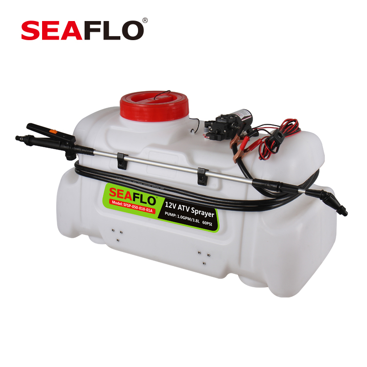 SEAFLO 50L 12V Lawn And Garden Spot ATV Sprayer With Tank
