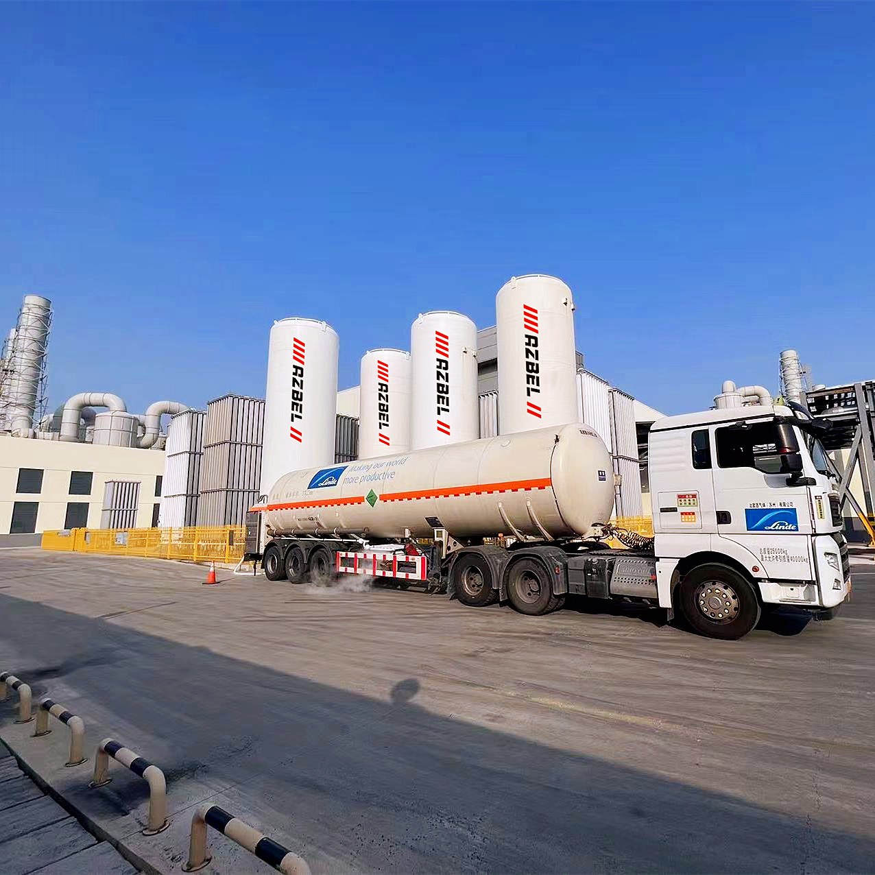 AZBEL KDO-300 Oxygen Gas Producing Plant Gas Cylinder Filling Machine 50pcs Per Hour Filling