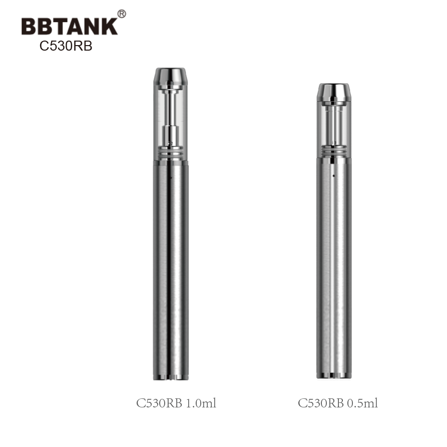 0,5 мл масляный атомайзер cbd, стеклянный резервуар, керамическая катушка, картридж для вейпа, 650 мАч, одноразовая электронная сигарета