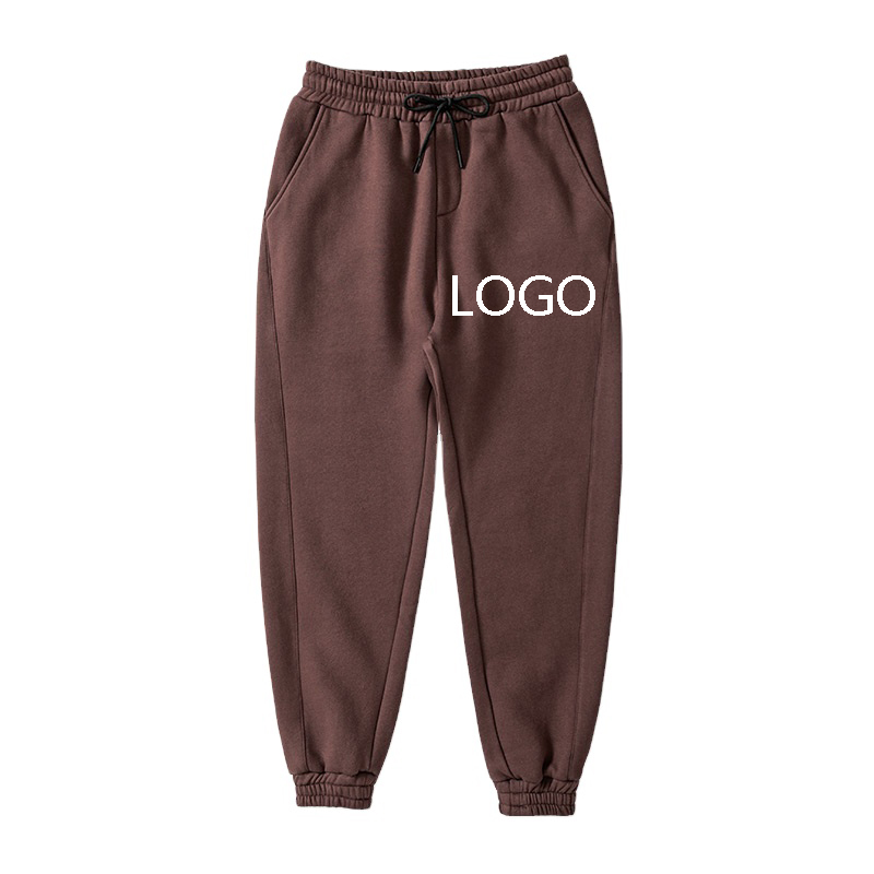 Wholesale manufacturer fashion 100% Cotton customized embroidered Printing sports pants Gym Trainingmen Pants