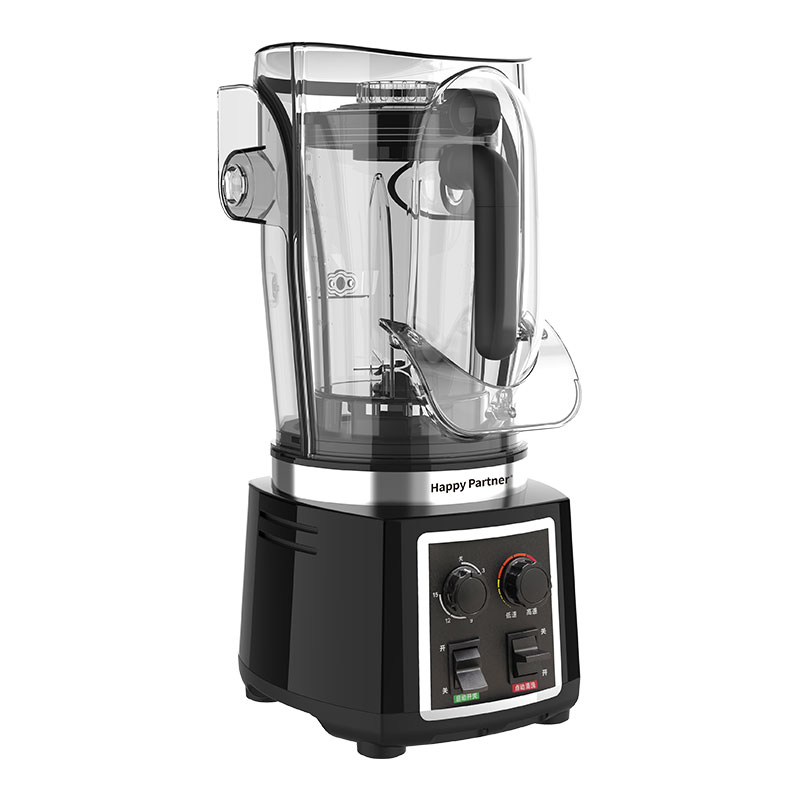 HappyPartner High Quality High Power Multifunctional Heavy Duty Smoothie Milkshake Commercial Blender with Soundproof Cover