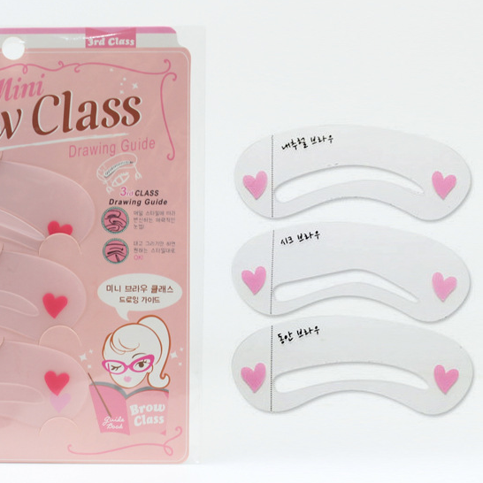 3 Styles/Set Grooming Stencil Kit Shaping Diy Beauty Eyebrow Template Professional Make Up Tool Eyebrow Card