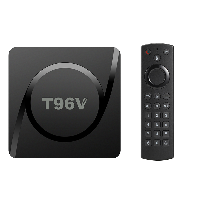 Android 10,0 Смарт Android ТВ коробка H313 1 Гб + 8 Гб коробка TVAndroid и голосовое дистанционное управление Смарт ТВ коробка Android
