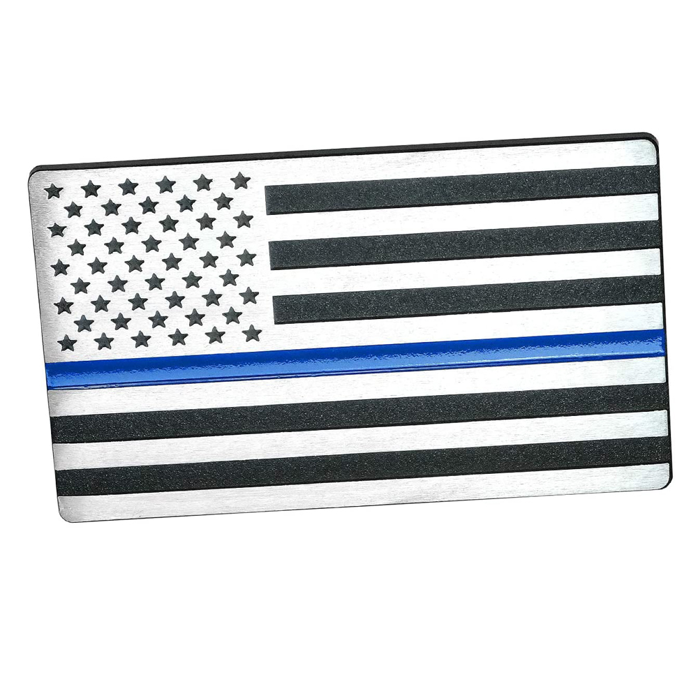 Metal USA Flag Trailer Hitch Cover American Flag Fits 2" Receivers