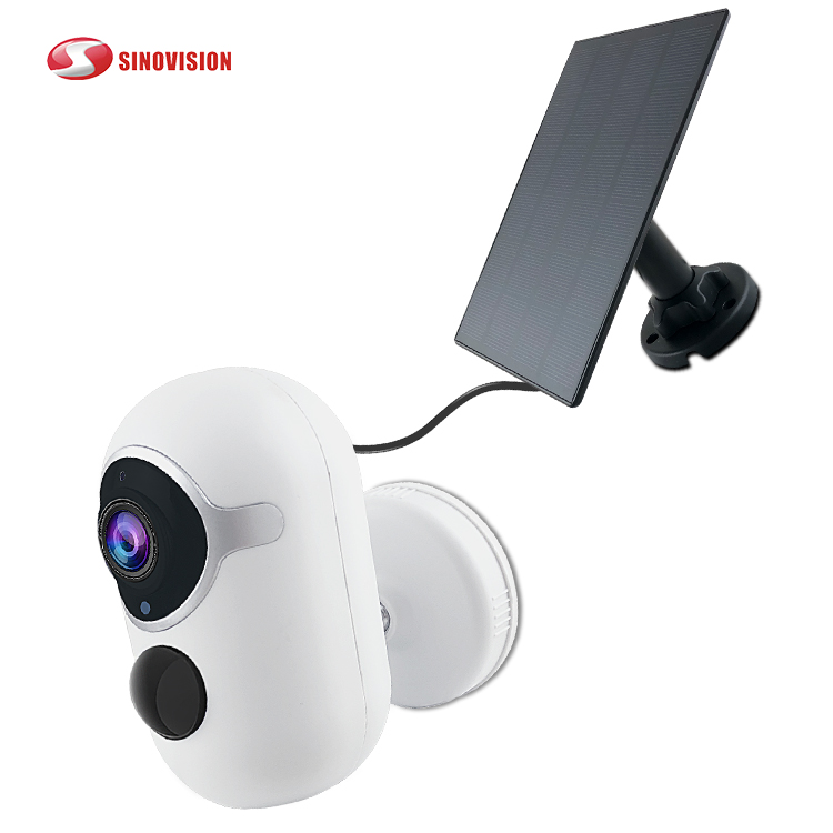 Уличная Водонепроницаемая батарея на солнечной батарее Sinovision IP66, камера 2,0 МП, Wi-Fi, солнечная панель, камера с двухсторонним аудио, HD ночное видение