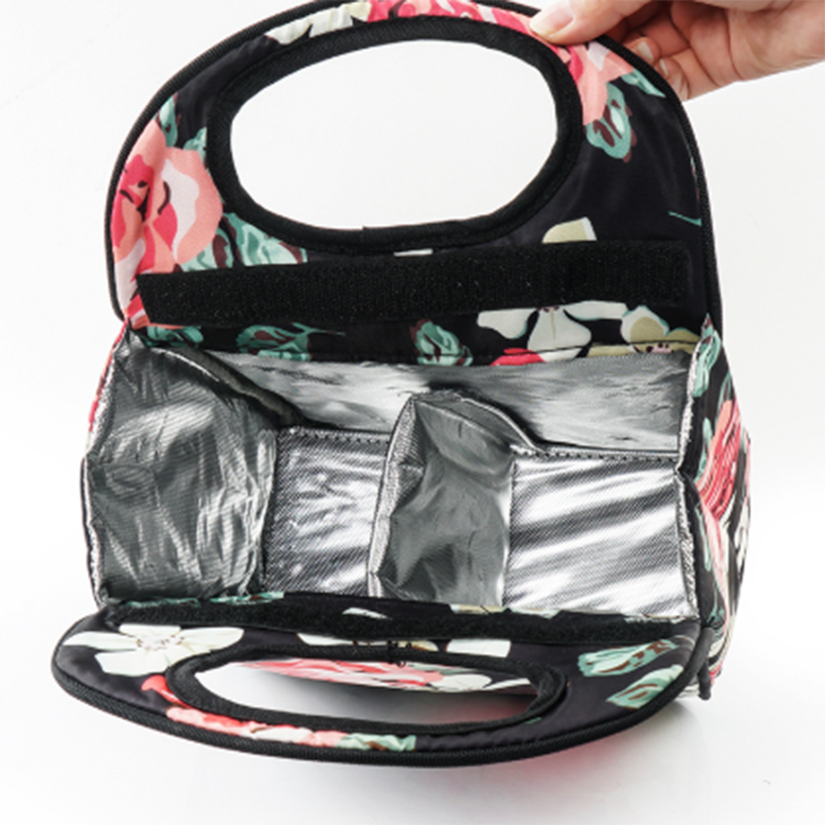 Custom printing insulated square cooler bags with handle