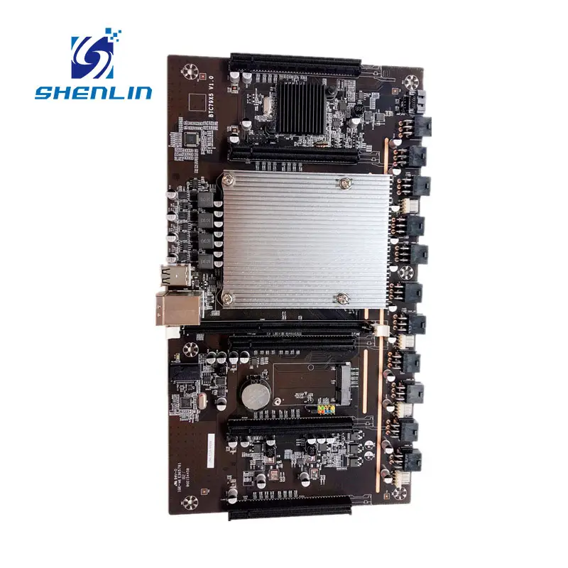 Оптовая цена, материнская плата для майнинга Etherum, 5 gpu, 65 мм, доплата для майнинга, экспертная материнская плата для майнинга без запаса
