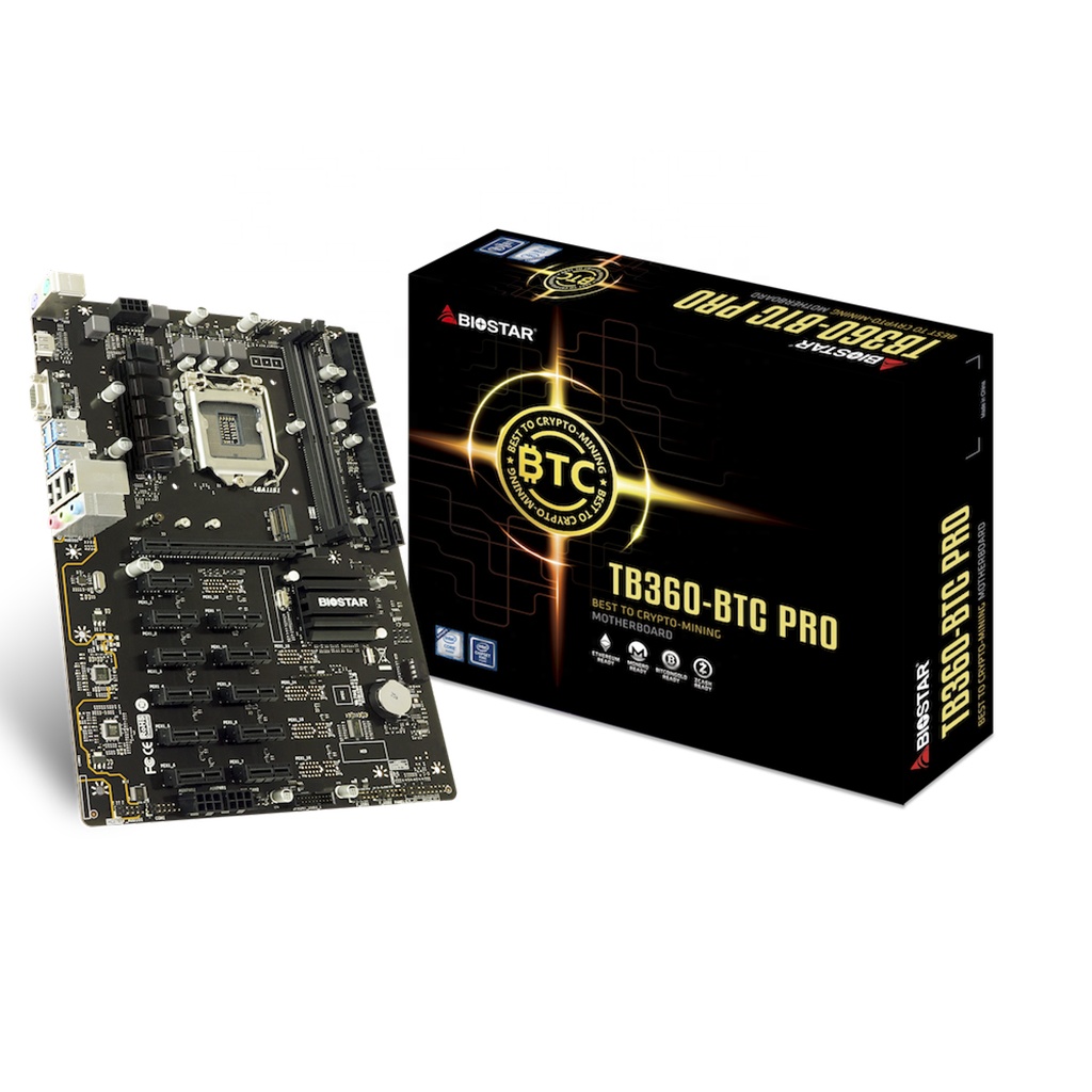 Материнская плата для майнинга TB360 BTC PRO 12 PCIE слот