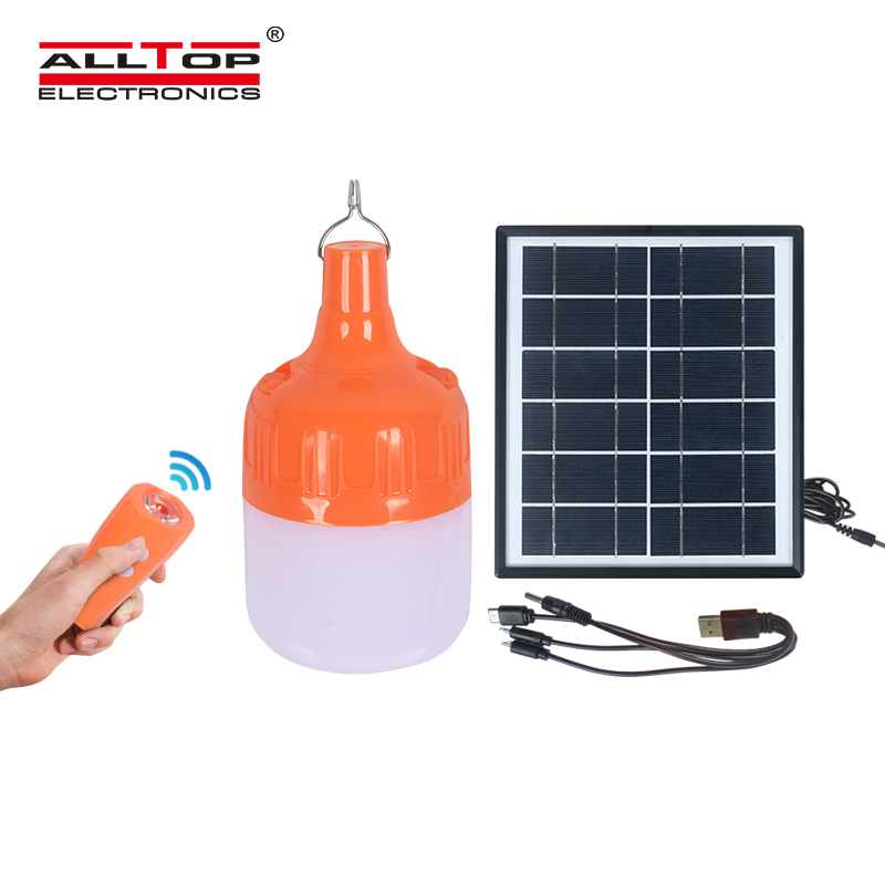 ALLTOP от производителя, прямые длинные светодиодные аккумуляторные лампы для кемпинга, солнечные аварийные лампы