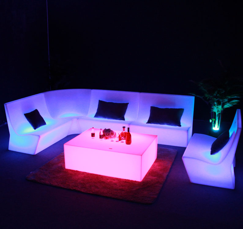 led furniture lighting for household/bar/night club/plastic