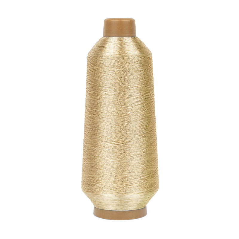 MS Type High Tenacity Metallic Gold Machine Embroidery Thread