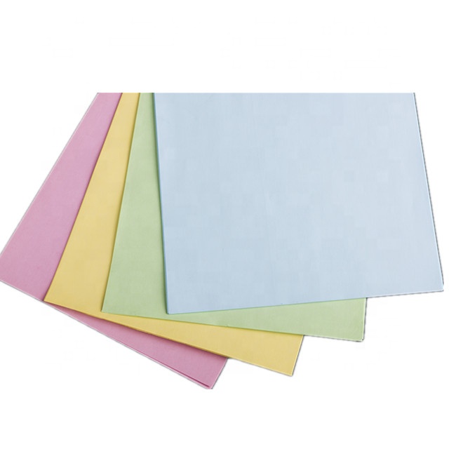 High Quality Carbonless Paper Sheets NCR Paper Black Blue Image