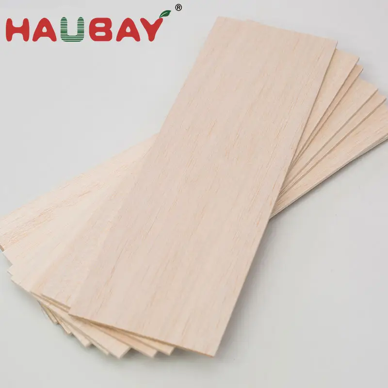 1MM 1.5MM 2MM 2.5MM 3MM 4MM Wholesale Import Light Weight Timber Price Balsa Wood, Board A4 Wood Supplier Panels Balsa Sheets