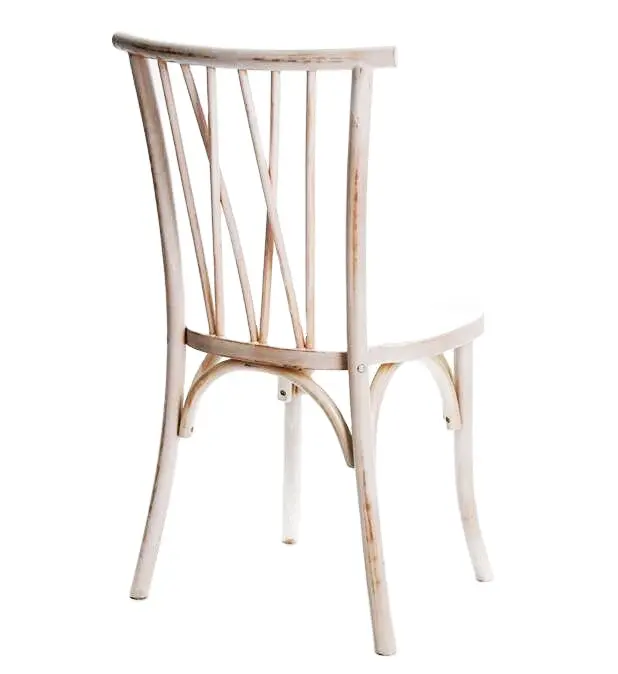 Wholesale New Wooden Banquet Dining Chairs New Cross Back Chairs