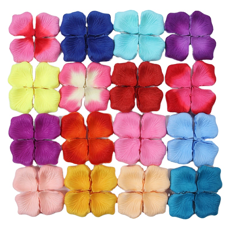 Duofu daisy Wedding Decoration Layout Supplies Scatter Flower Rose Petals Wholesale Artificial flower supplier Wedding