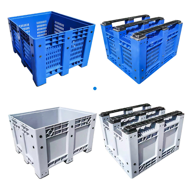 HDPE сверхмощный хранения Твердые укладки пластиковый поддон коробка 1200*1000