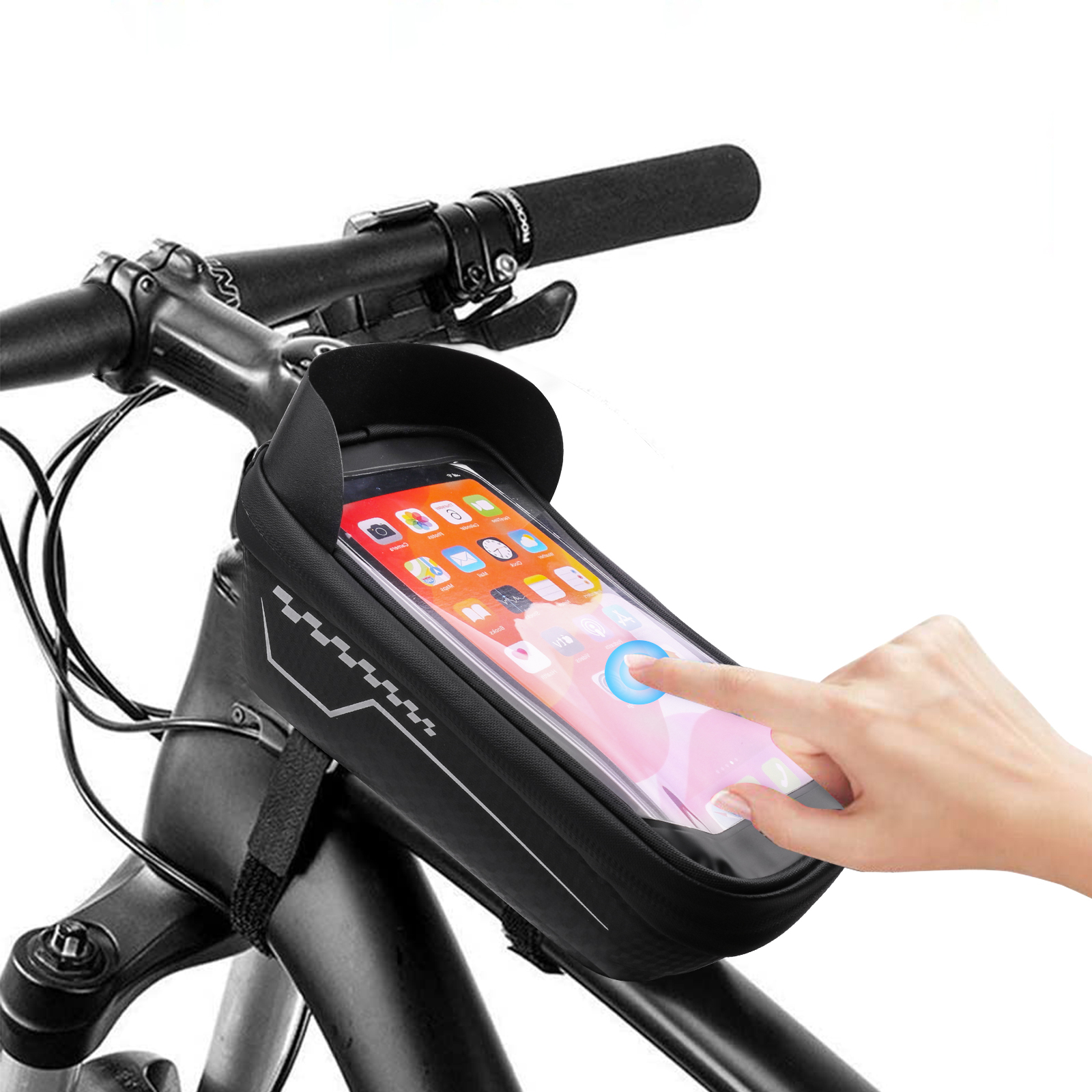 Manufacturer Customized Shockproof Cycling Case High Quality EVA Rainproof Bicycle Case Top Tube Bike Bag