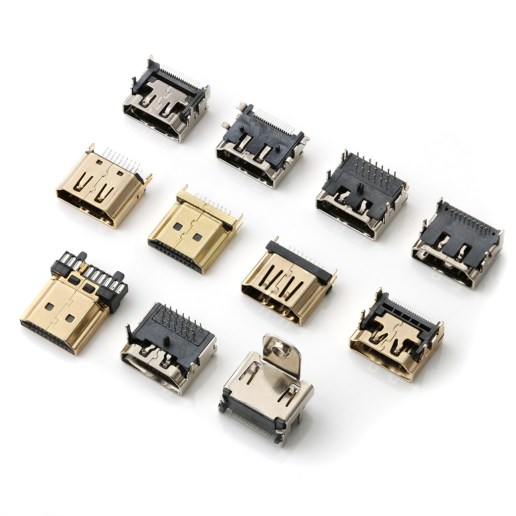 Производство HD-MI 19pin Разъемы HD женский HD-MI разъем для печатных плат