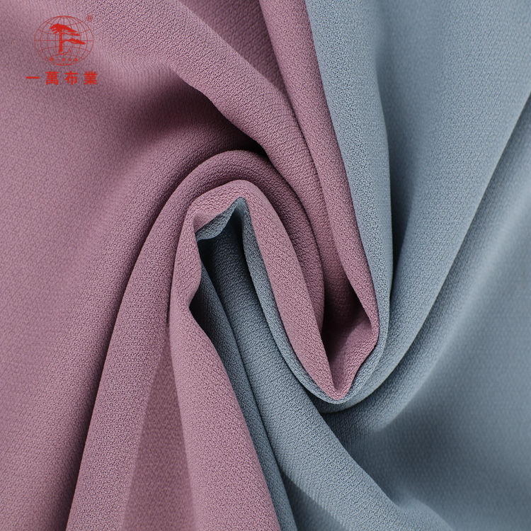 Polyester pure chiffon fabric 100 Polyester Fabric yarn dyed stock chiffon fabrics
