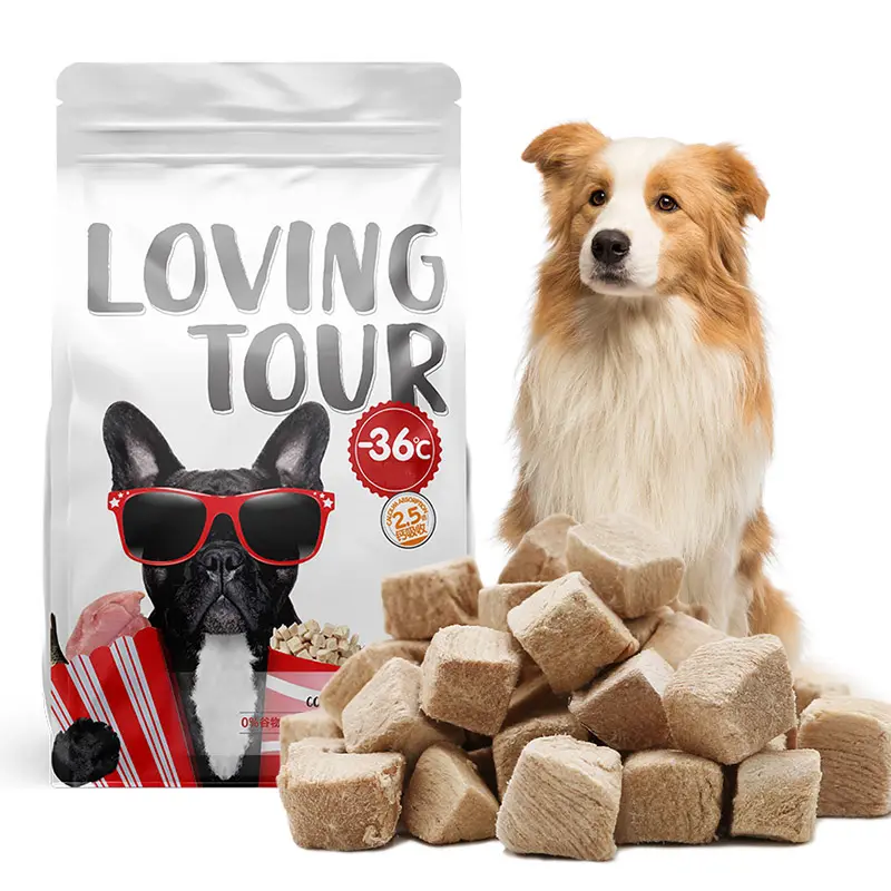 Pet supplies Wholesale Cat snack Dog treats Freeze-dried Freeze Dried Chicken Diced Chicken Breast Freeze Dry canned Pet Food