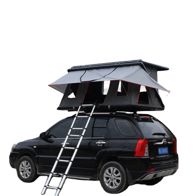 2021 new arrivals Custom Aluminium Alloy Shell Camping SUV Car RoofTop Tent hard shell Cover Roof top Tent for sale