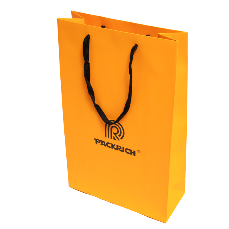 Hot Sale Package Gift Craft Shopping Cosmetic Custom Kraft Paper Bag With Handle Own Logo