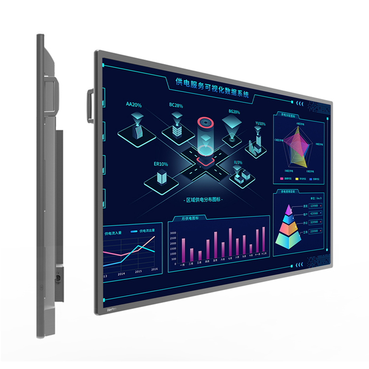 Horion cheap price hd ecran geant wall mount Clevertouch screen digital signage and displays