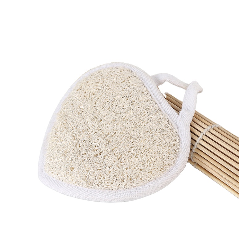 100% натуральный сердце пусковая площадка люфы Luffa Loofa душевая губка для отшелушивания перчатки чистые губки