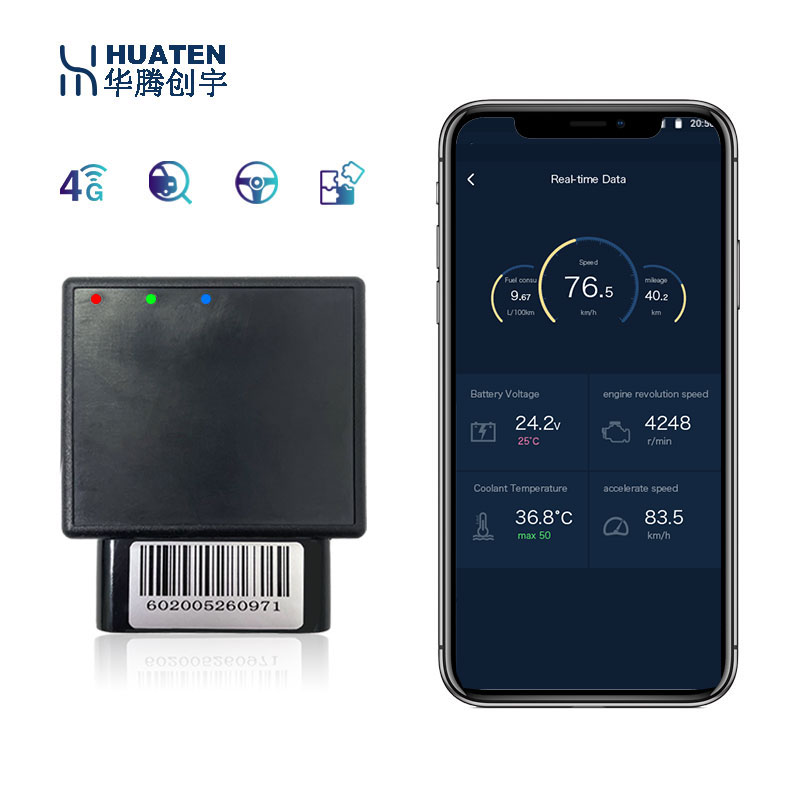 OBD2 GPS-трекер 4G LTE диагностический obd 2 сканер 12V-24V Поддержка API и SDK web base/android/ios приложение настроить трекер VT400