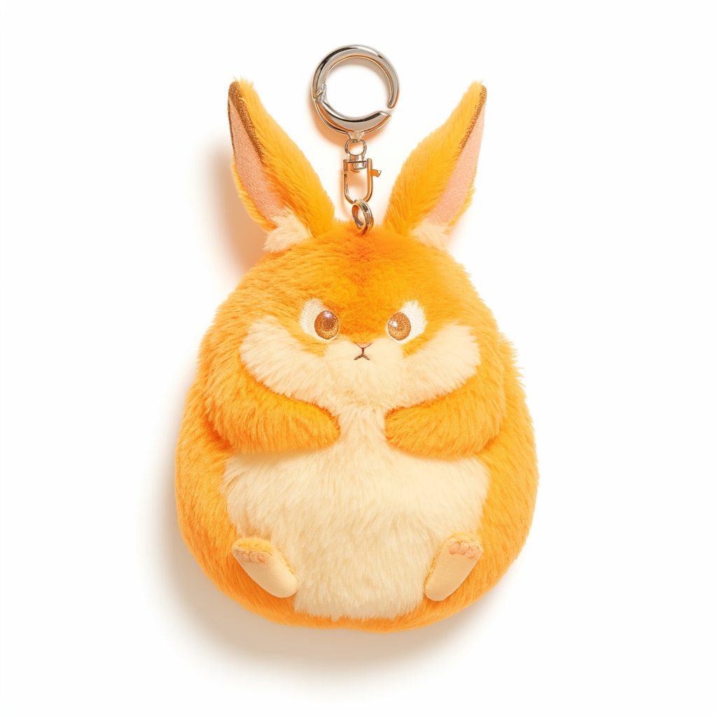 New Design Hanging Decorations Plush Tree Rabbit Decorative Hanging Custom Keychai For Animals Lovers Women Men