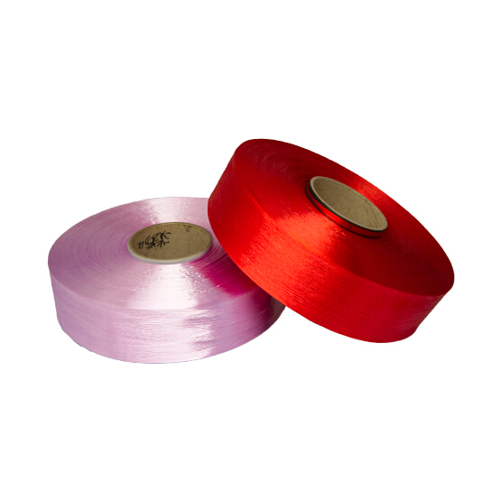 Hangzhou 300 denier 100% polyester dope dyed weaving yarn fdy