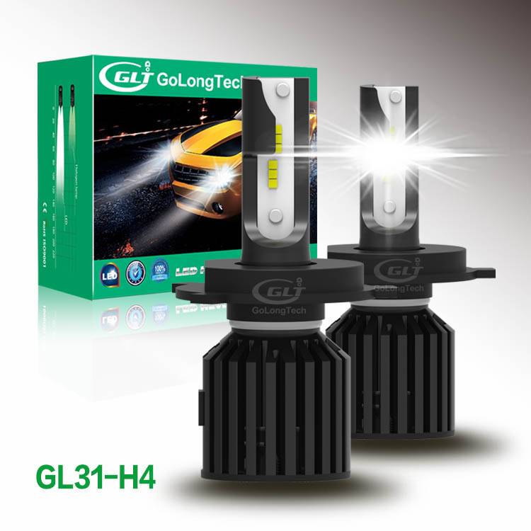 GL31 50 Вт Golongtech 10000lm супер яркие светодиодные лампы C6 H4 Автомобильные светодиодные фары