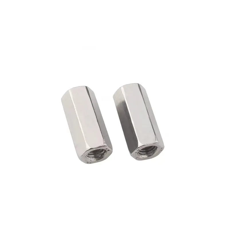 A4-80 Hexagon Hex Long Nut Extension nut 304 Stainless Steel Rod Coupling Nut