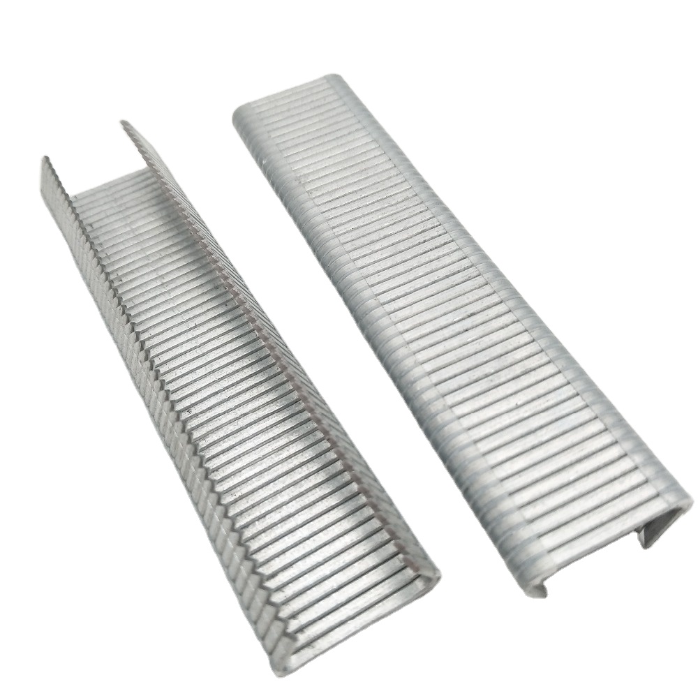 Hog Ring Fasteners Staples Metric steel curved staples C Hog ring staples