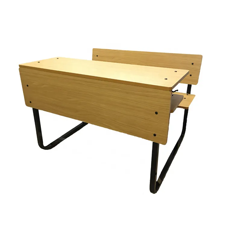 Wooden African school furniture study classroom table and bench