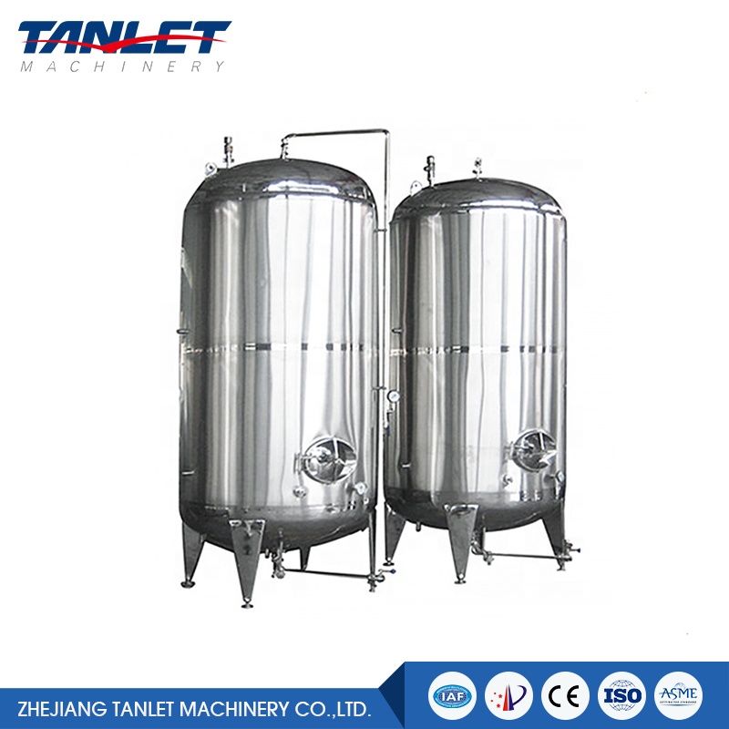 beverage, beer, chemical, medicine, juice sanitary class machine Vertical 304 316 Stainless Steel Storage Tank
