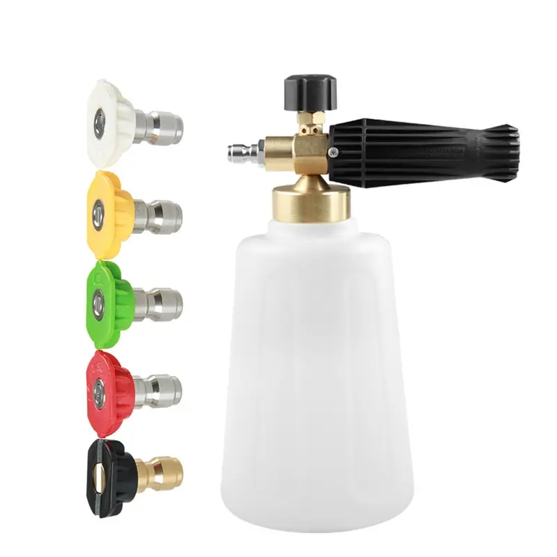 3000 Psi 2L Foam Cannon Kit High Pressure Cleaning Foam Nozzles And Snow Foam Cannon For Car Wash Accessories