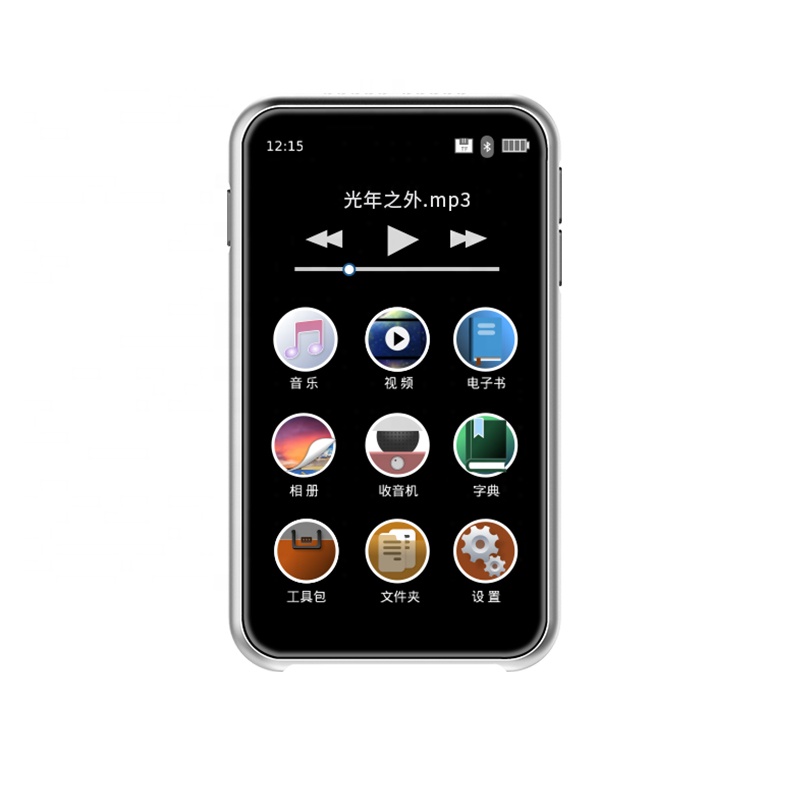 BT Full Touch TFT Screen Mp4 music Player with E-book