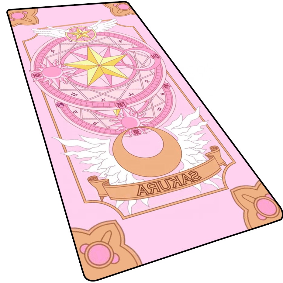 Аниме Cardcaptor Sakura коврик для игровой мыши симпатичный 60x3 0/90x40 см kawaii игровой коврик для компьютерной мыши XL коврик для мыши ноутбук стол коврик