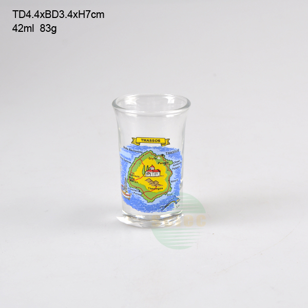 Индивидуальные логотипы принимаются 1oz прозрачные бокалы для вина
