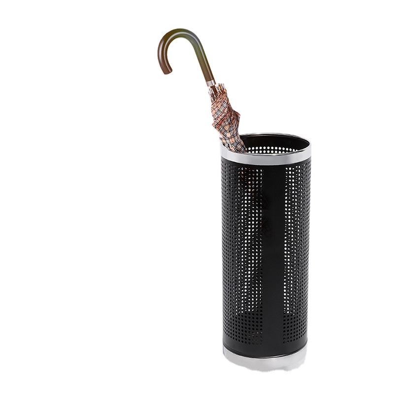 HJH564 Iron Hollow Hotel Mall Lobby Umbrella Holder Organizer Hallway Entryway Office Umbrella Stand Umbrella Storage Rack