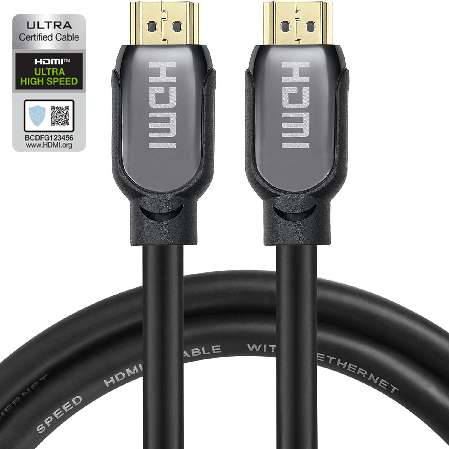 Позолоченные премиум-Сертифицированный HDMI 8K из нержавеющей стали Хомут для кабеля 48 Гбит/с 3D динамический HDR 4K120Hz Ultra High Speed для HDTV