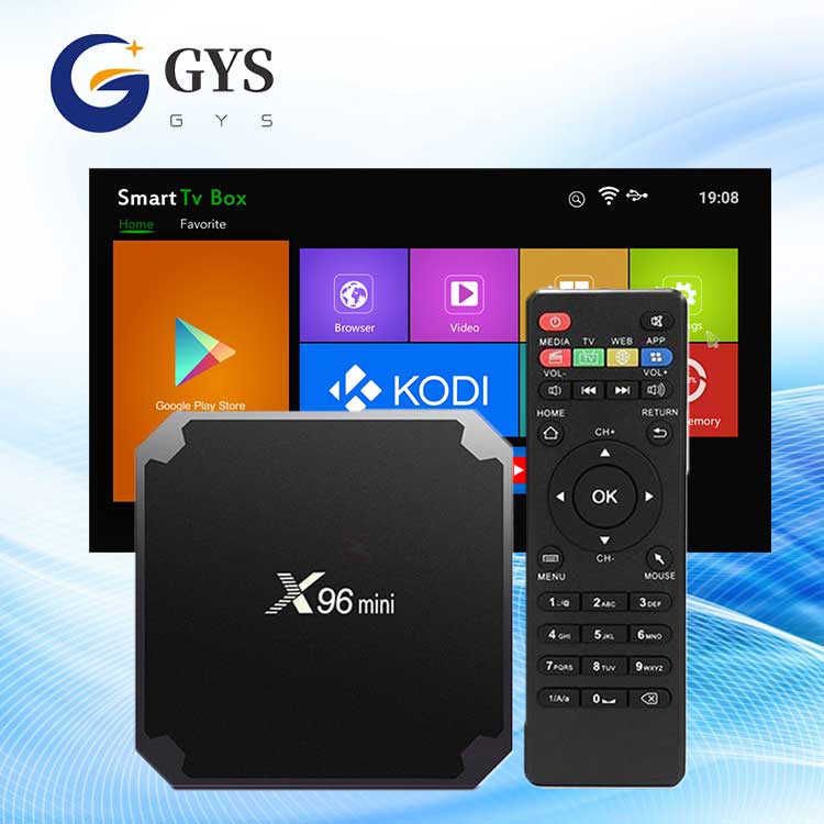 Самый дешевый X96Mini Android TV Box Android 7,1 4K Smart TV Box Quad Core1GB 8GB tv box x96mini