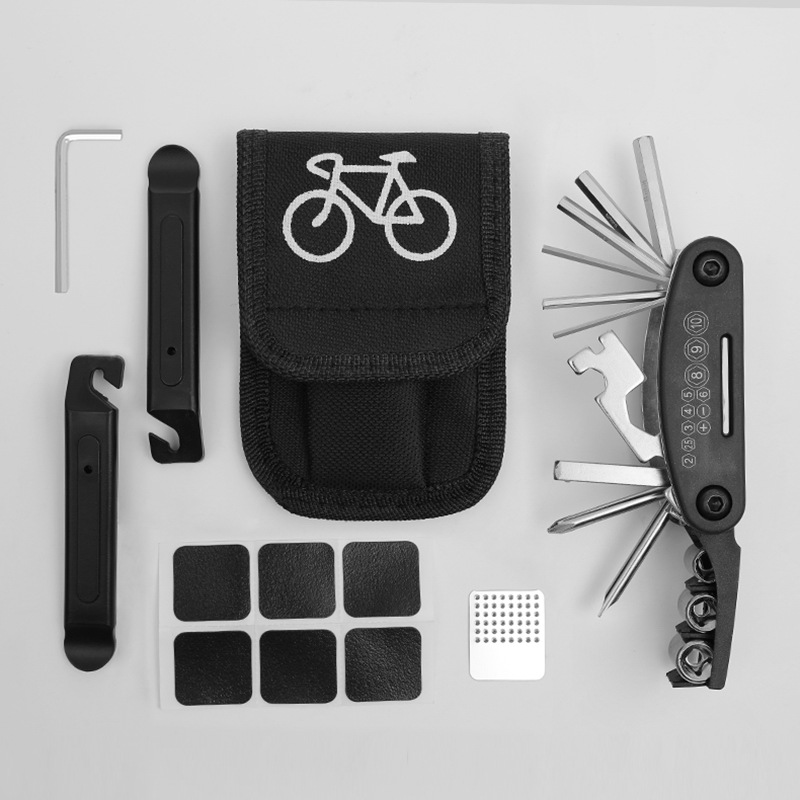 Bicycle Riding Equipment On-board Repair Tool Kit Bicycle Repair and Tire Repair Maintenance Kit