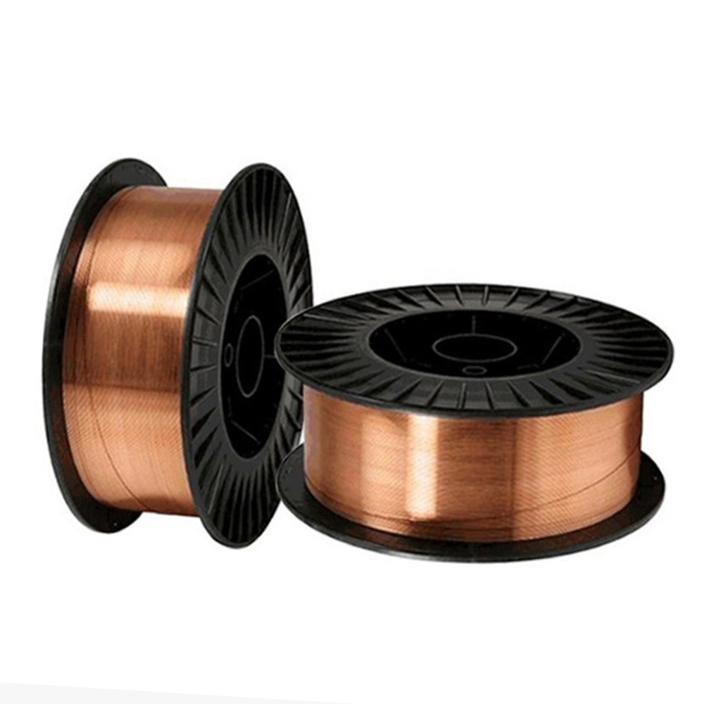 HUARUI Copper Alloy MIG Solid Welding Wire MIG Welding Wire 0.8mm 0.9mm 1.2mm Co2 Welding Wire ER70S-6